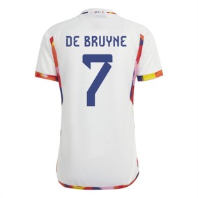 Seconda Maglia Belgio Mondiali 2022 De Bruyne 7